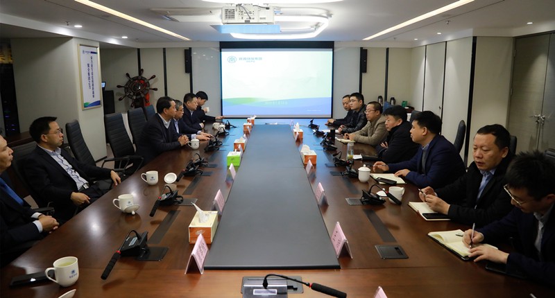 商洛市县政府一行到陕西必赢网络游戏平台集团交流座谈｜熊良虎出席