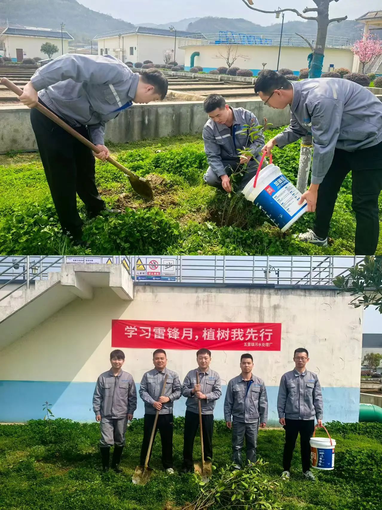 水环境公司权属各企业开展植树节活动 水环境公司权属各企业开展植树节活动