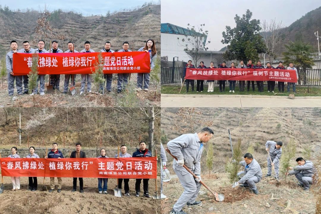 水环境公司权属各企业开展植树节活动 水环境公司权属各企业开展植树节活动