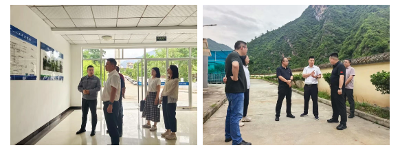 水环境公司主要负责人赴陕南片区项目一线调研 水环境公司主要负责人赴陕南片区项目一线调研